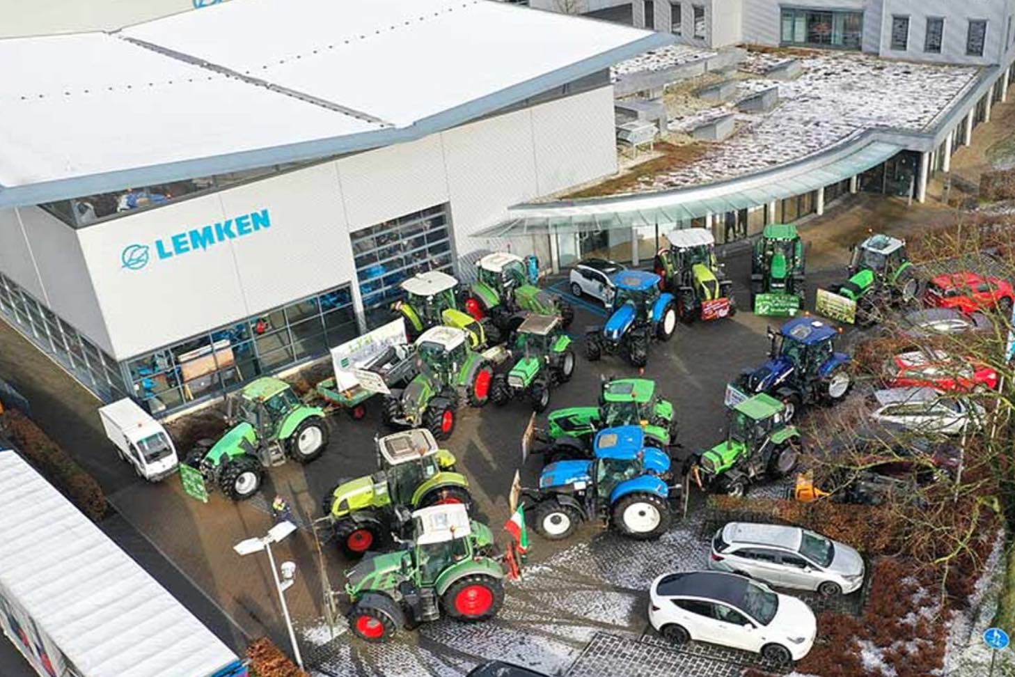 Lemken respalda la protesta de los agricultores y su lucha