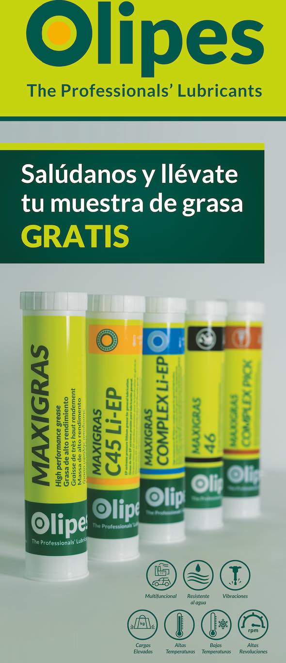 Olipes presentara su gama de grasas y lubricantes en la