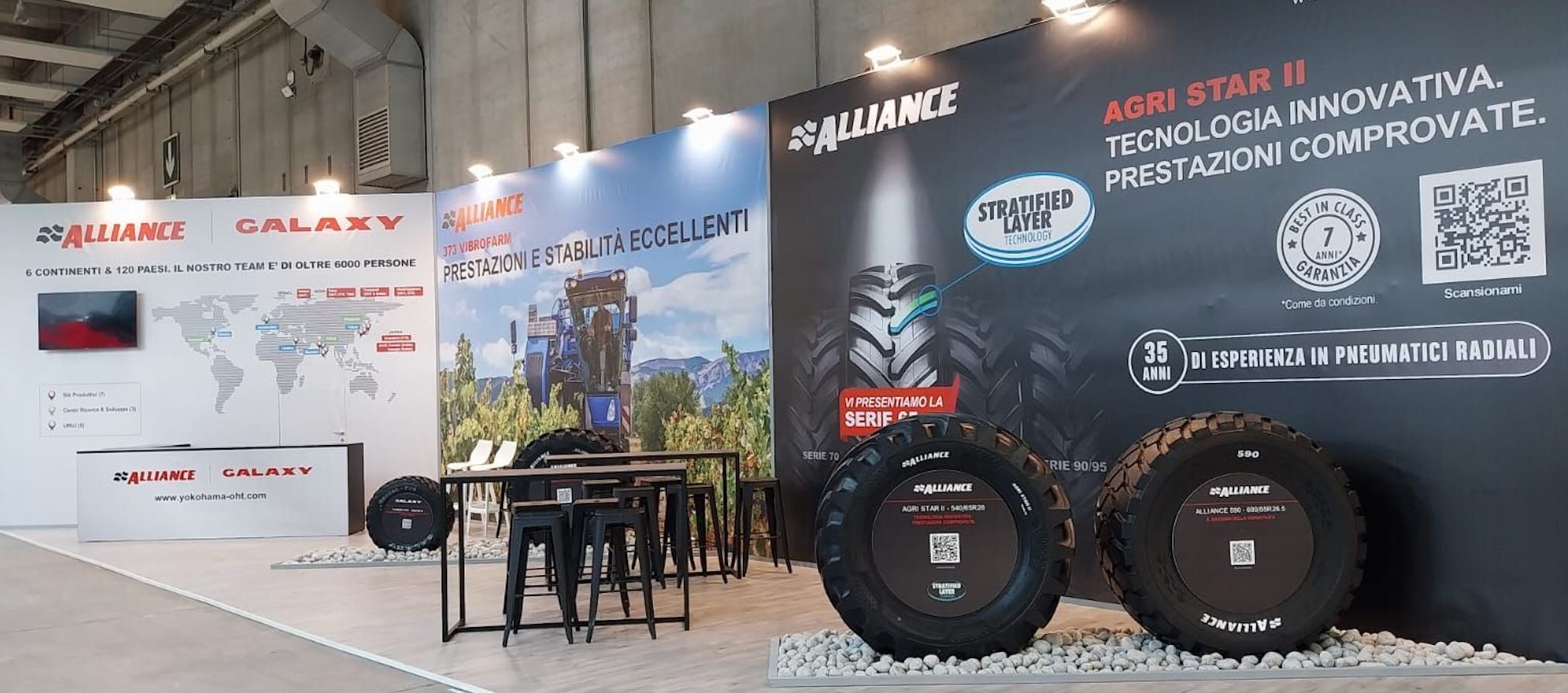 Yokohama Off Highway Tires presenta nuevas innovaciones en la feria FIERAGRICOLA