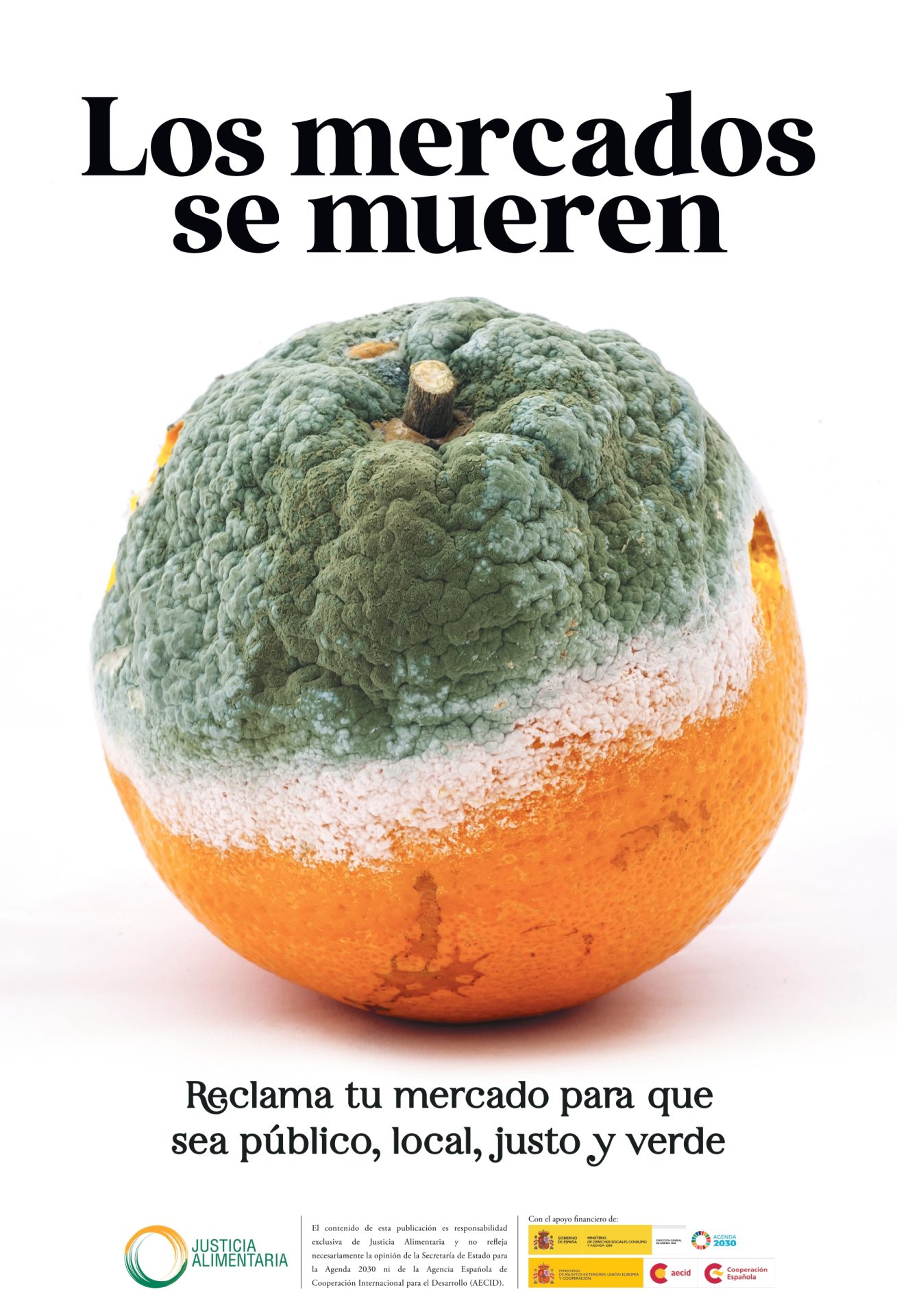 Gobierno respalda campana controversial que muestra naranja en descomposicion