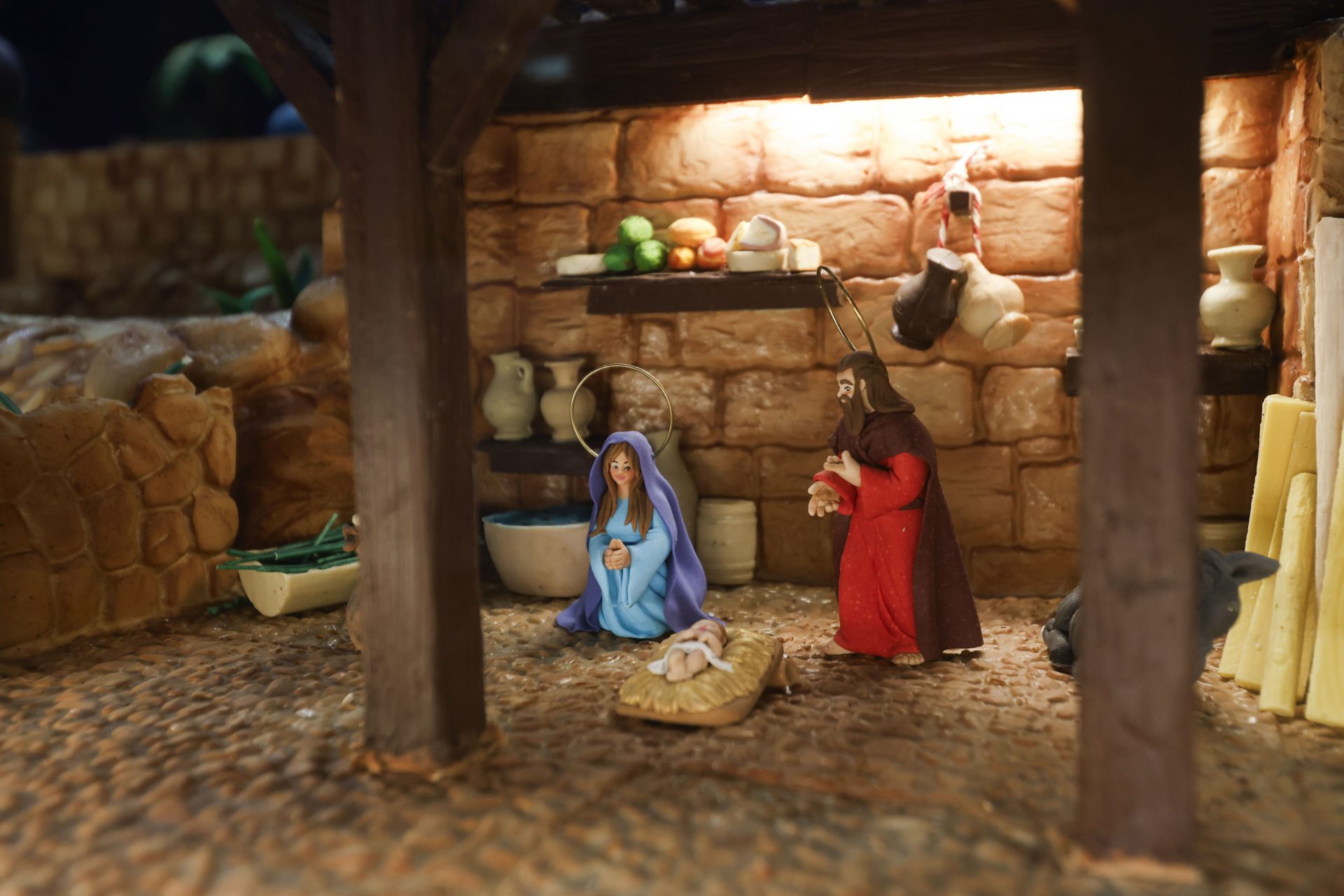 El asombroso Belén de Chocolate que fascina a Rute en Navidad