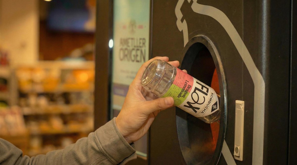 Ametller Origen lanza en España la primera máquina de recogida de envases reutilizables