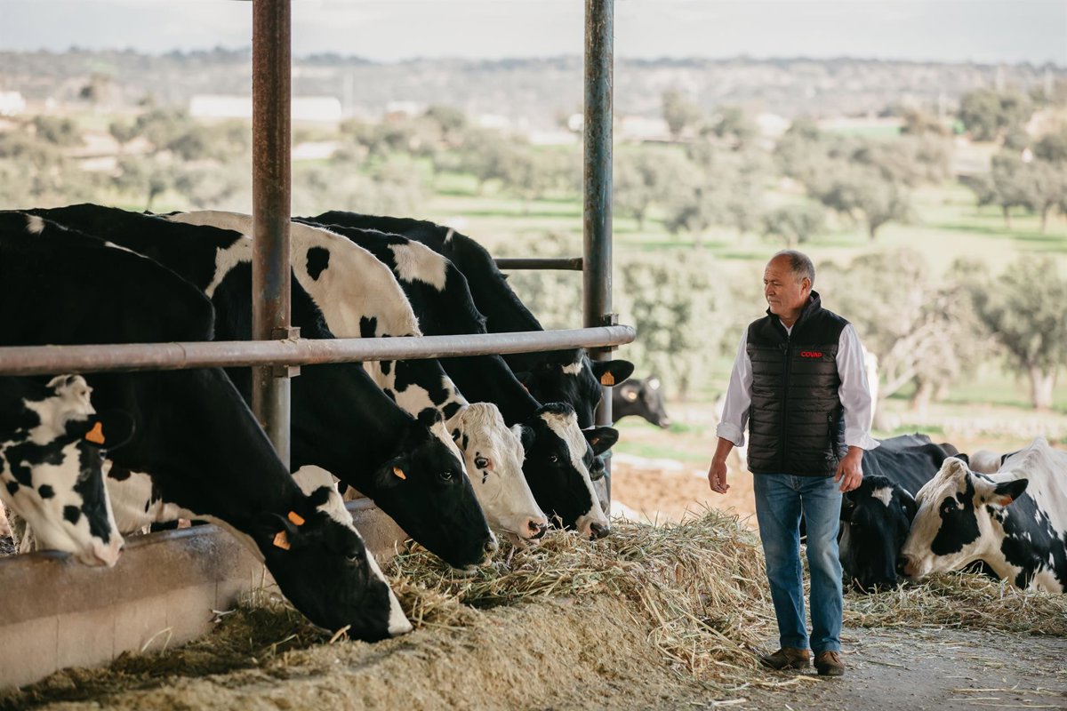 Covap reduce más de un 18% la huella de carbono en su leche de vaca