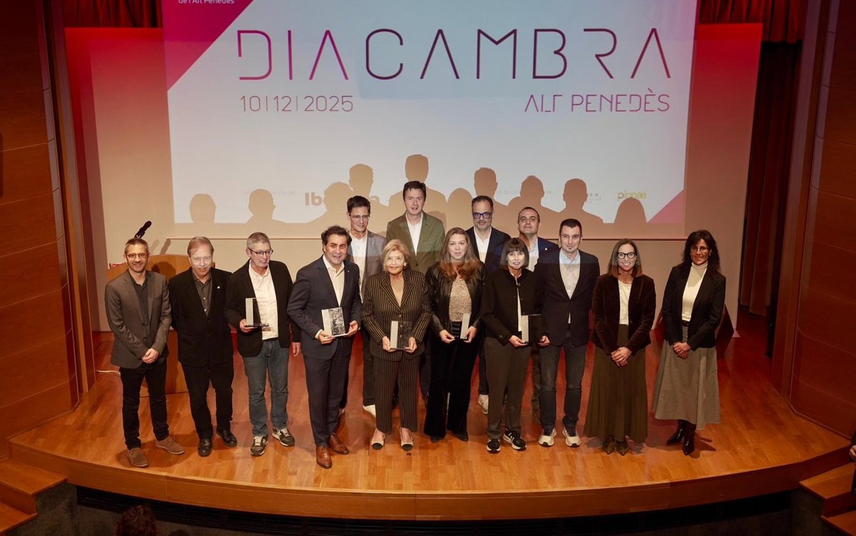 La Cámara del Alt Penedés premia a Simón Coll por su trayectoria empresarial destacada