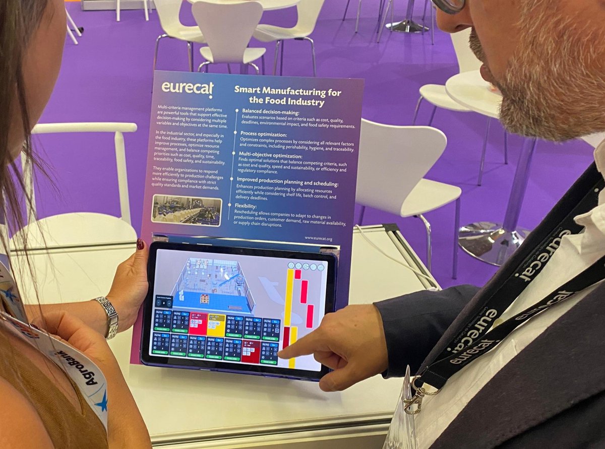 Eurecat presenta en Bilbao su gemelo digital para optimizar la producción alimentaria